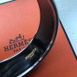 Authentic Hermes Bracelet in Printed Enamel